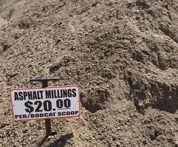 WASHED SAND ASPHALT MILLINGS